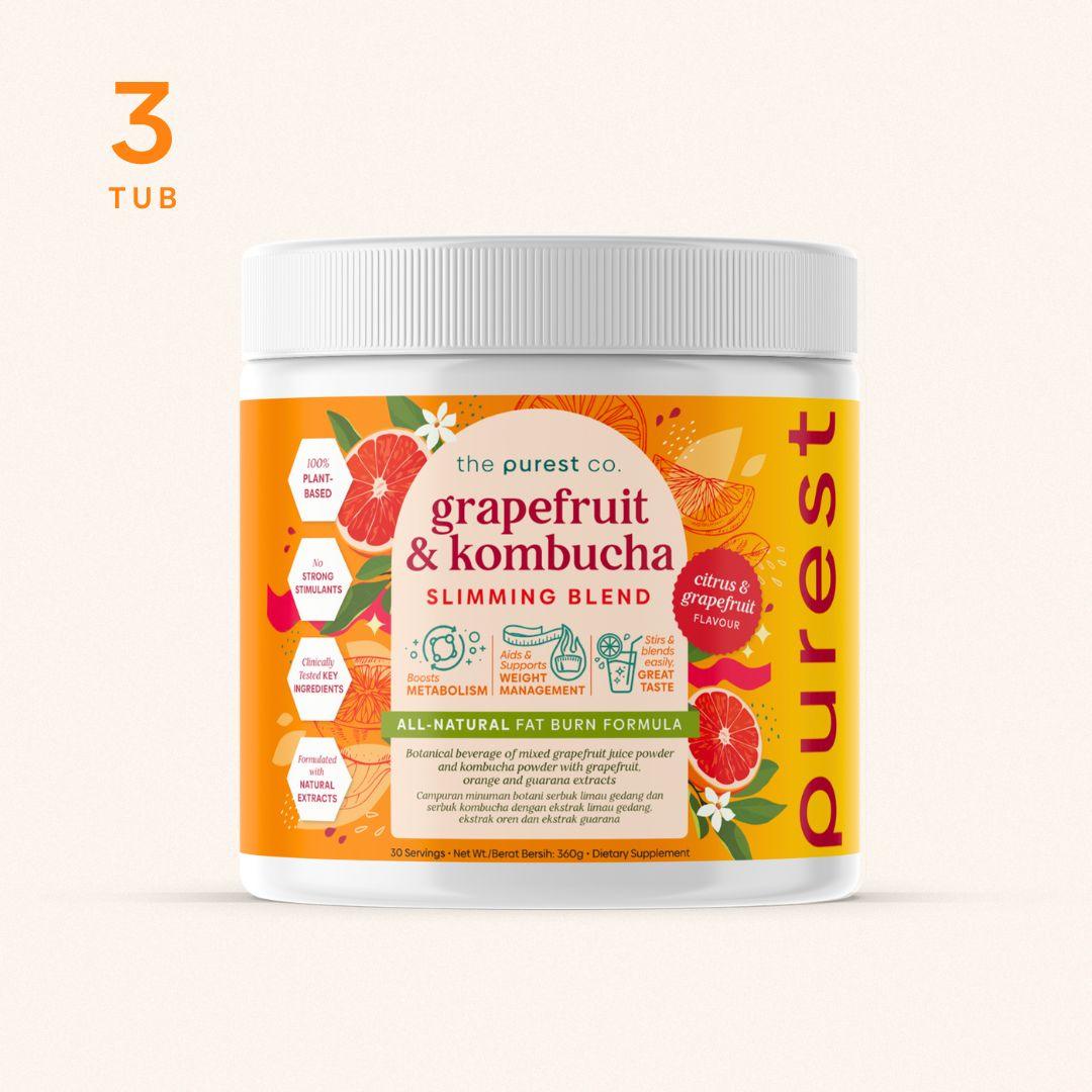 Grapefruit & Kombucha Slimming Blend | Boost Metabolism & Healthy